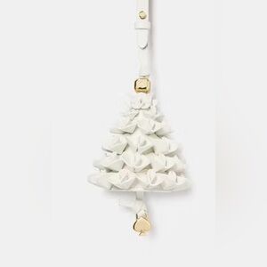 NWT Kate Spade White Christmas Tree Bag Charm